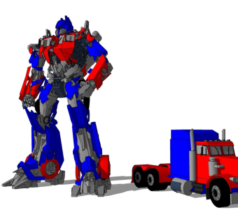 精细机器人模型变形金刚 (21)